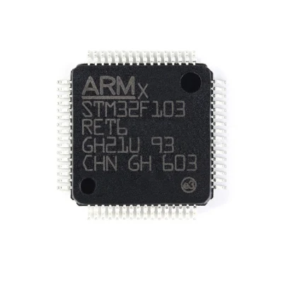 Novo chip IC original MCU Stm32f103ret6 Lqfp-64 Stmicroelectronics semicondutor