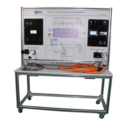 Carro elétrico AC&DC Pilha de carregamento Placa de ensino Dispositivo de treinamento de veículo Equipamento didático